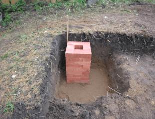 Столбчатый фундамент из бетона своими руками