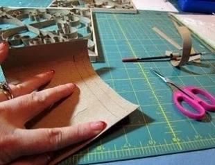 Красивые листочки из бумаги – имитация ковки