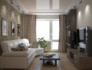 Красивый дизайн гостиной комнаты фото